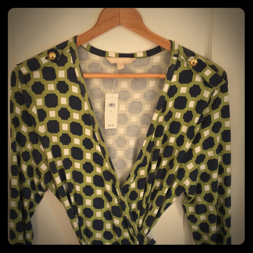 Banana Republic wrap dress L